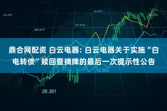 鼎合网配资 白云电器: 白云电器关于实施“白电转债”赎回暨摘牌的最后一次提示性公告